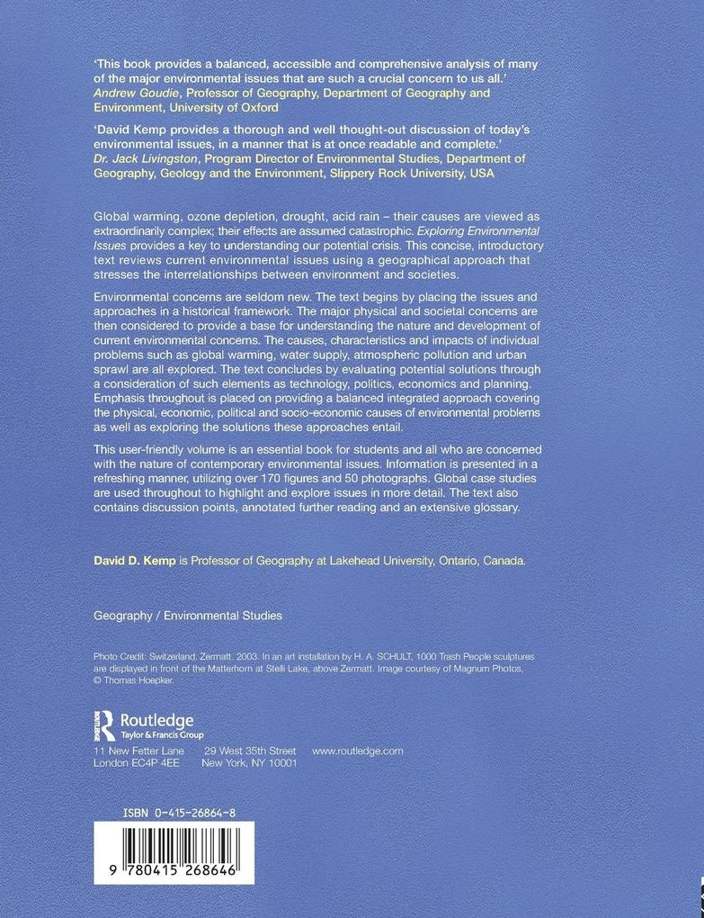 Weitere Ansicht: Exploring Environmental Issues | David D. Kemp
