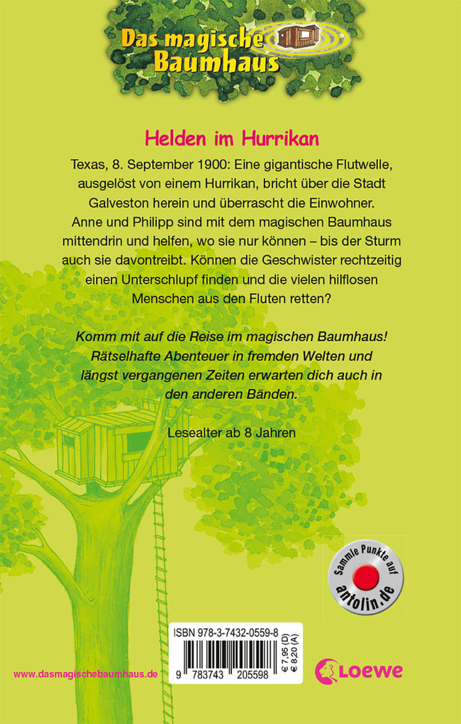 Weitere Ansicht: Das magische Baumhaus (Band 55) - Helden im Hurrikan | Mary Pope Osborne