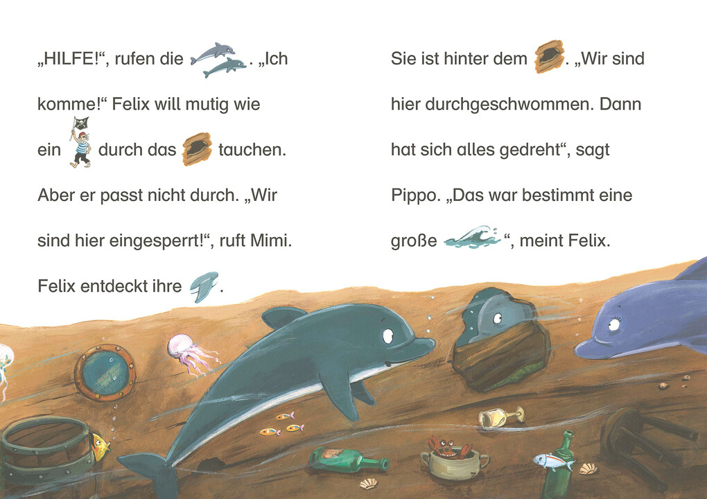 Weitere Ansicht: Bildermaus - Der kleine Delfin auf Schatzsuche | Dagmar Henze
