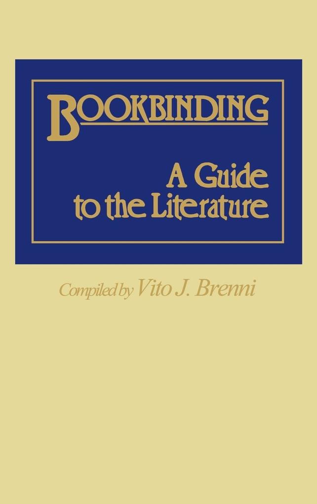 Bookbinding als Buch (gebunden)