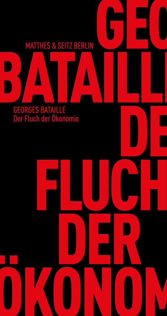 Produktbild: Der Fluch der Ökonomie | Georges Bataille
