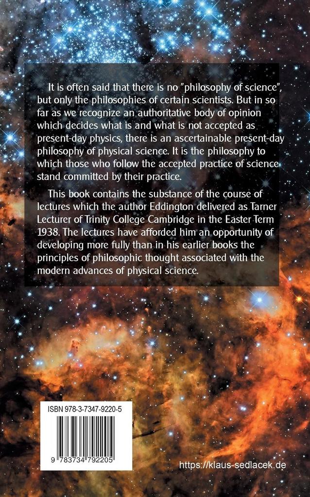 Weitere Ansicht: The Philosophy of Physical Science | Arthur Eddington