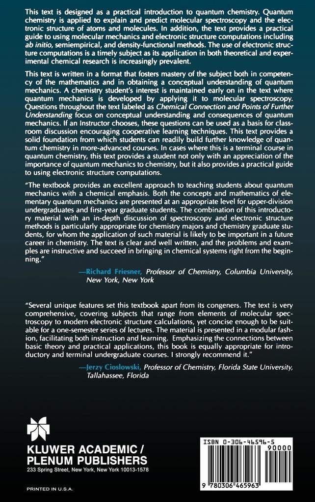 Weitere Ansicht: Fundamentals of Quantum Chemistry | Michael P. Mueller