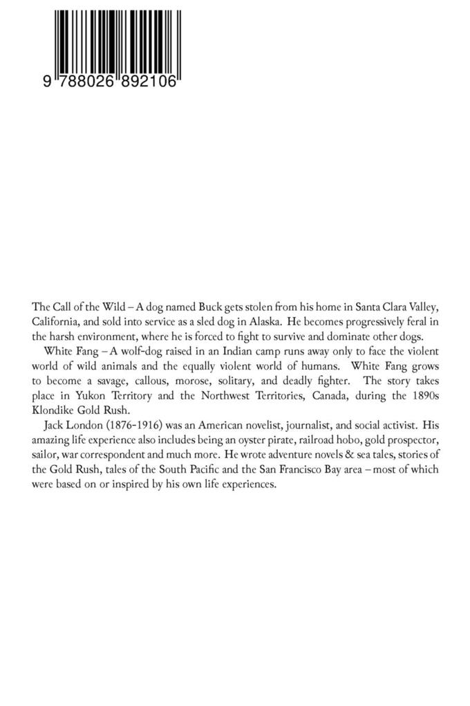 Weitere Ansicht: THE CALL OF THE WILD & WHITE FANG | Jack London