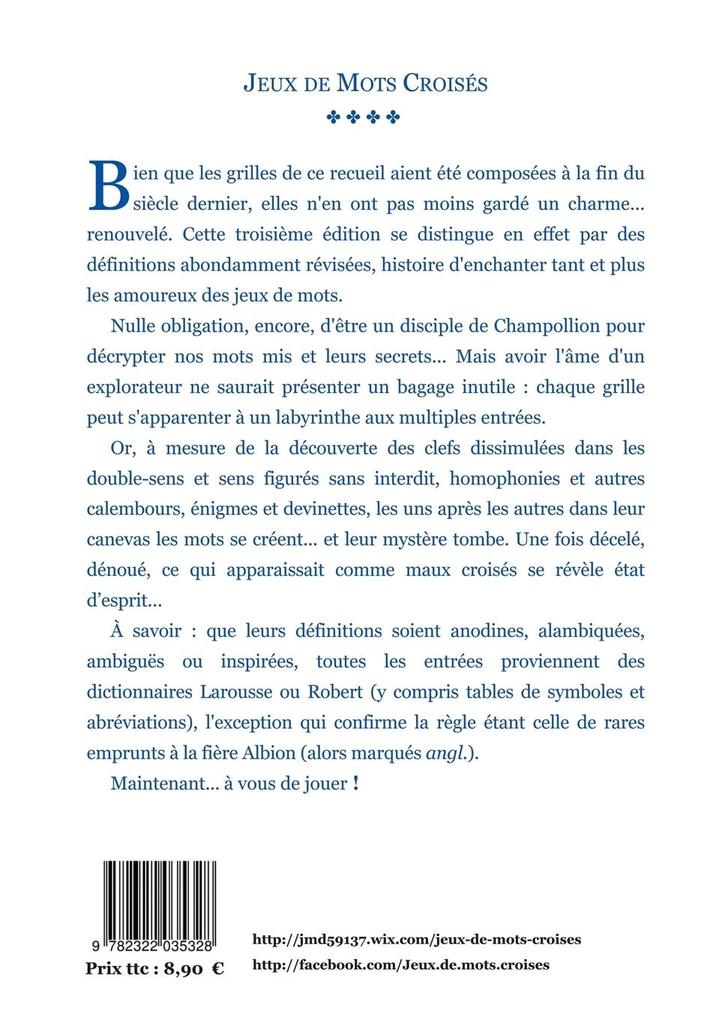Weitere Ansicht: Jeux de Mots Croisés | Roi de Trèfle