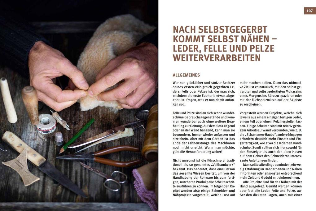 Weitere Ansicht: Leder, Felle & Pelze selbst gerben | Markus Klek