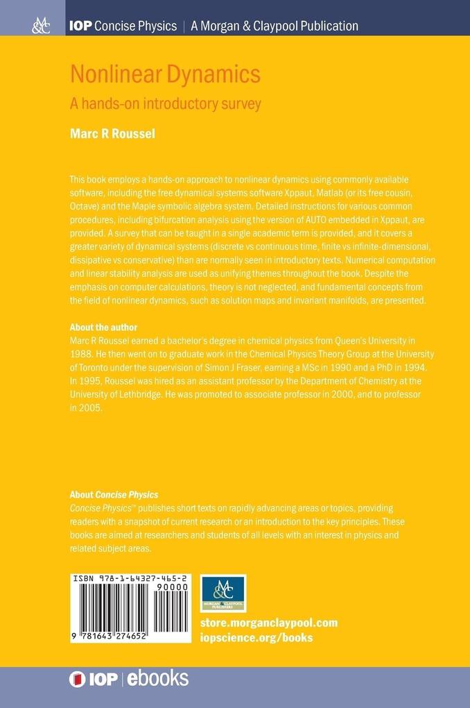 Weitere Ansicht: Nonlinear Dynamics | Marc R Roussel