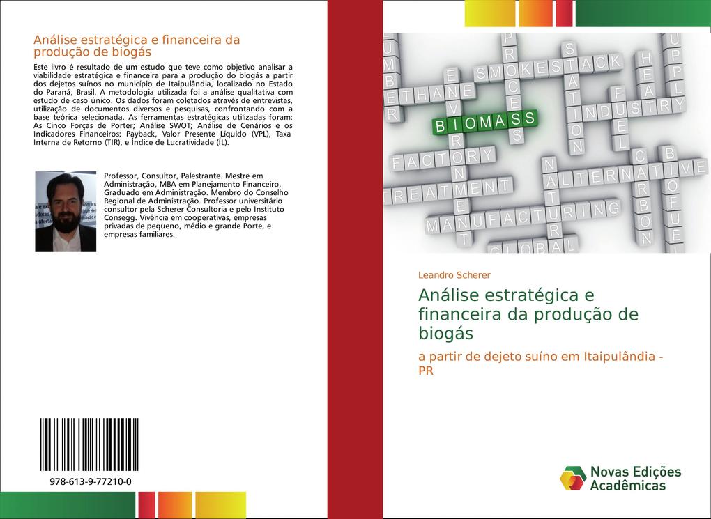 Análise estratégica e financeira da produção de biogás als Taschenbuch