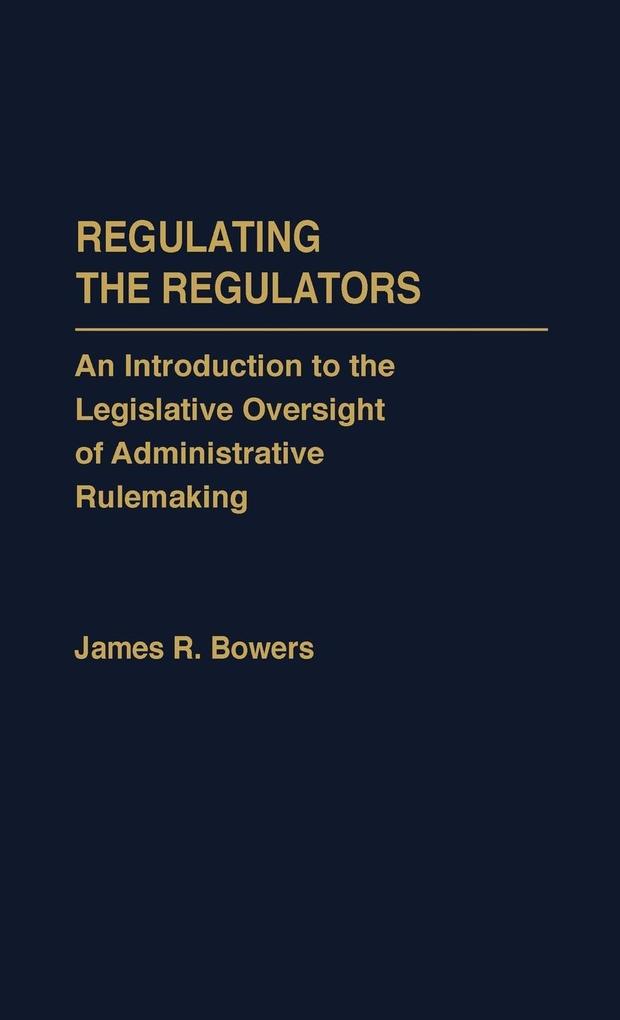 Regulating the Regulators als Buch (gebunden)