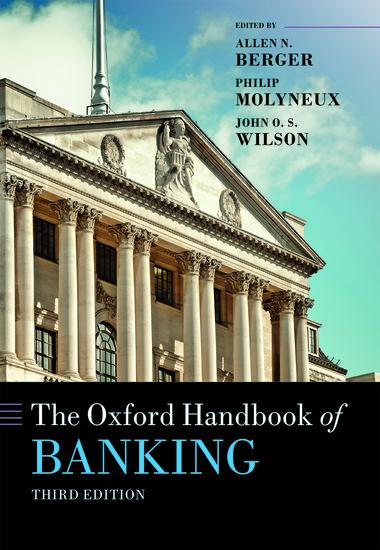Produktbild: The Oxford Handbook of Banking