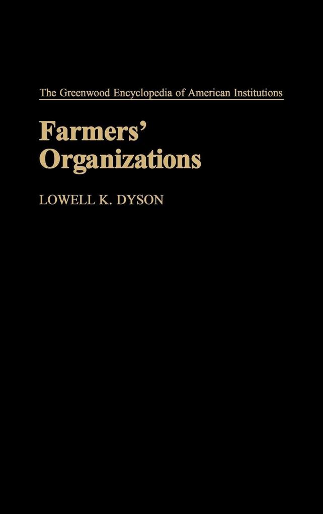 Farmers' Organizations als Buch (gebunden)
