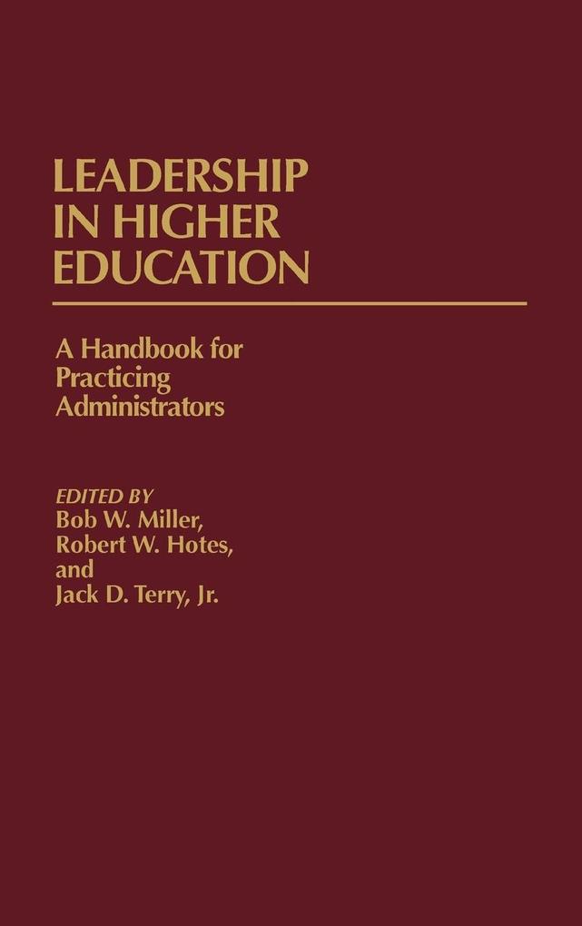 Leadership in Higher Education als Buch (gebunden)