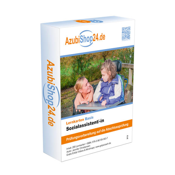 Produktbild: Lernkarten Sozialassistent Prüfungsvorbereitung | Jennifer Christiansen