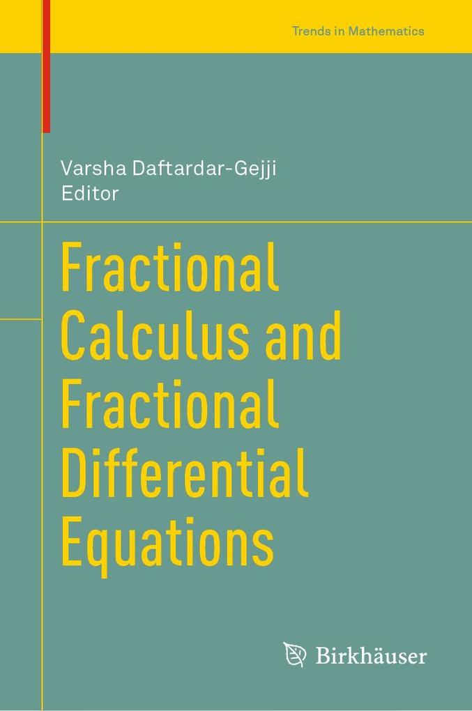 Produktbild: Fractional Calculus and Fractional Differential Equations