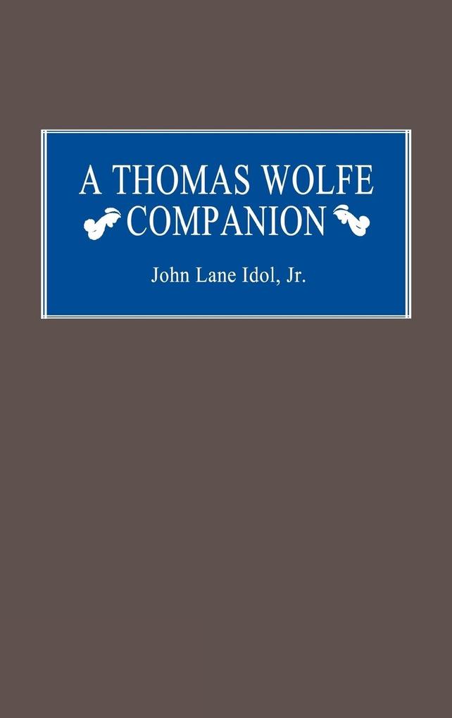 A Thomas Wolfe Companion als Buch (gebunden)
