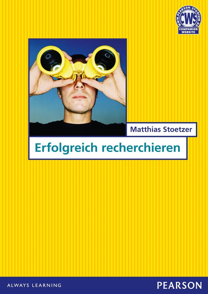 Produktbild: Erfolgreich recherchieren | Matthias Wolfgang Stoetzer