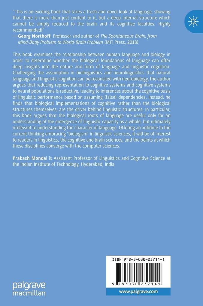 Weitere Ansicht: Language, Biology and Cognition | Prakash Mondal