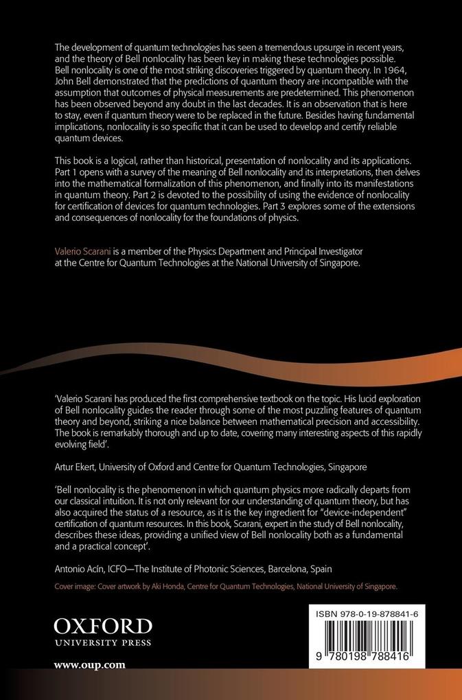 Weitere Ansicht: Bell Nonlocality | Valerio Scarani