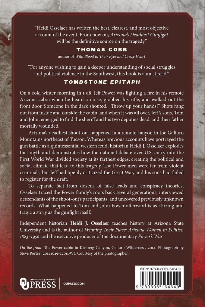 Weitere Ansicht: Arizona's Deadliest Gunfight | Heidi Osselaer