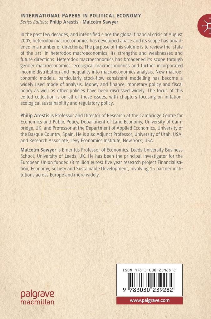 Weitere Ansicht: Frontiers of Heterodox Macroeconomics