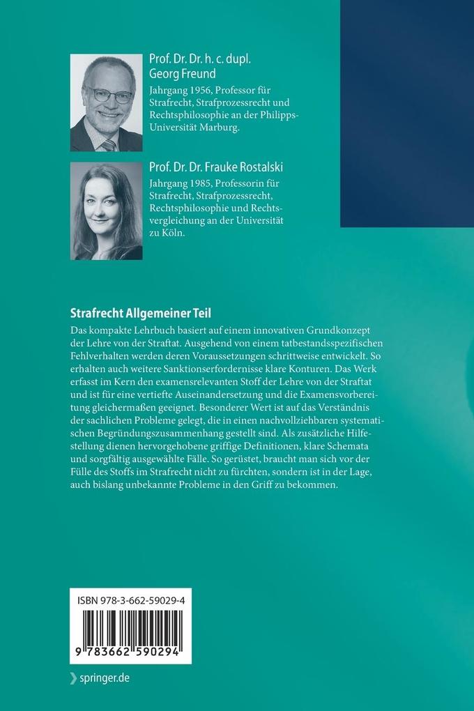 Weitere Ansicht: Strafrecht Allgemeiner Teil | Georg Freund, Frauke Rostalski