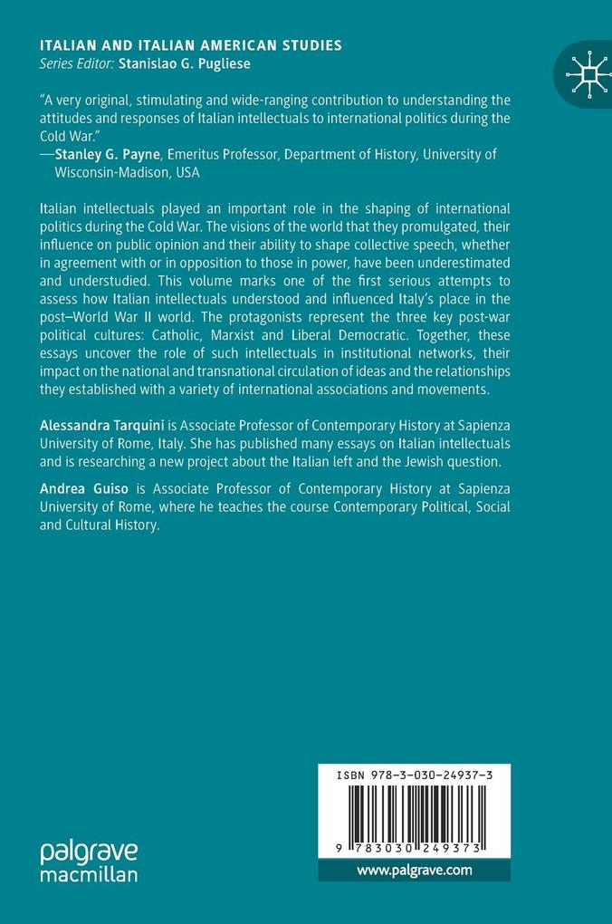 Weitere Ansicht: Italian Intellectuals and International Politics, 1945-1992