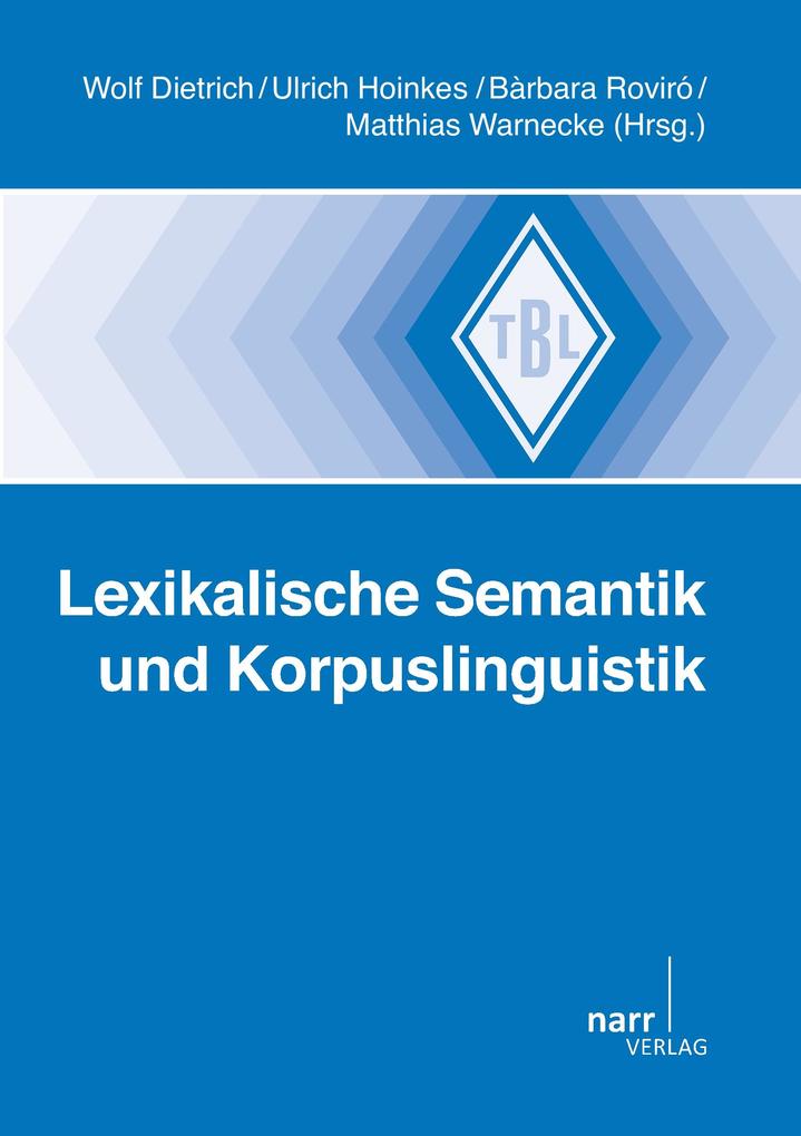 Produktbild: Lexikalische Semantik und Korpuslinguistik
