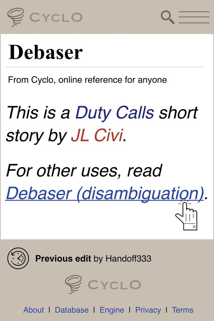 Produktbild: Debaser (Duty Calls) | JL Civi