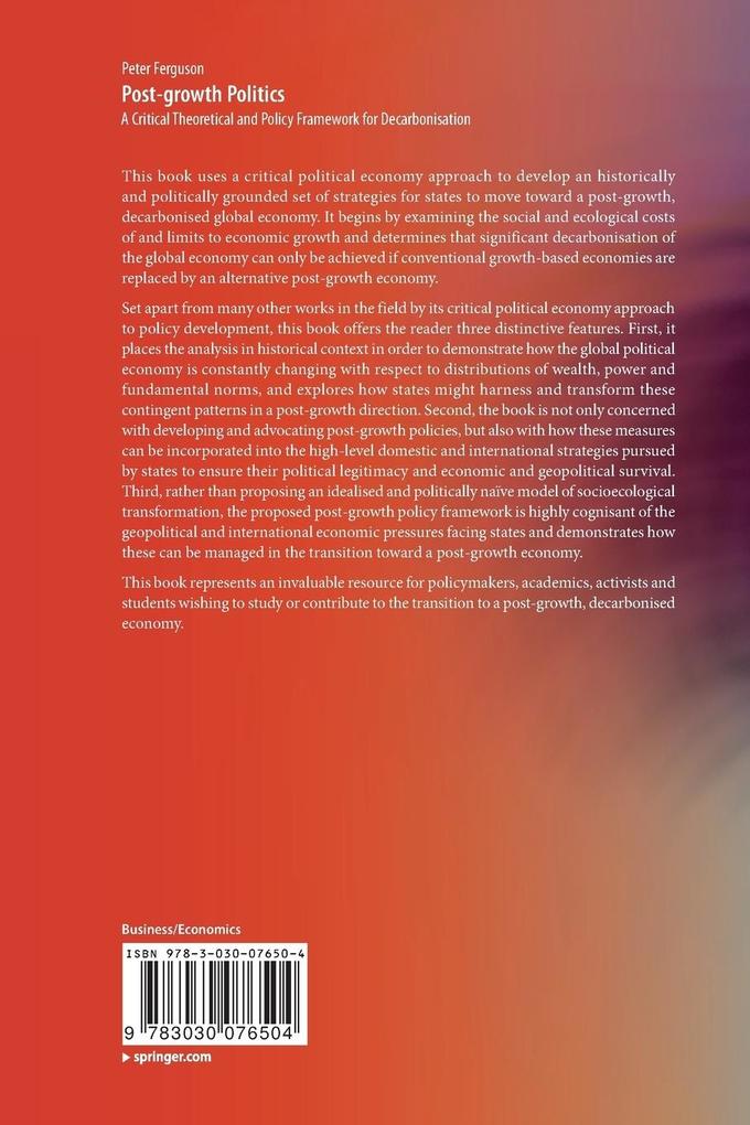 Weitere Ansicht: Post-growth Politics | Peter Ferguson