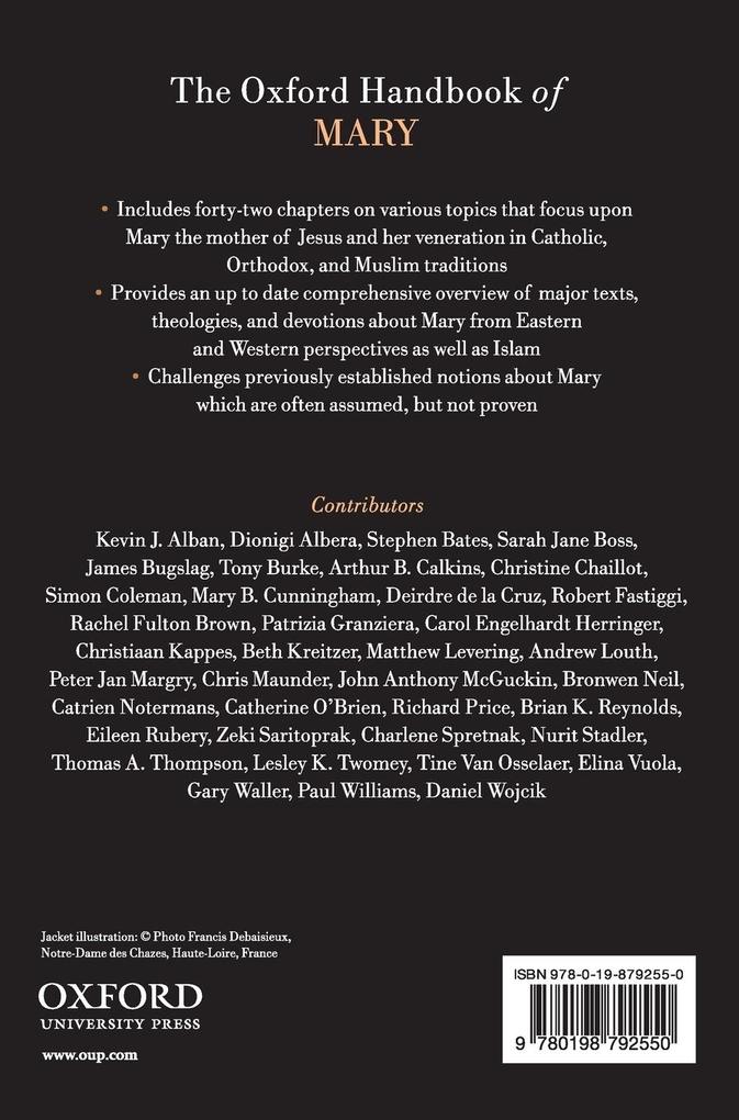Weitere Ansicht: Oxford Handbook of Mary