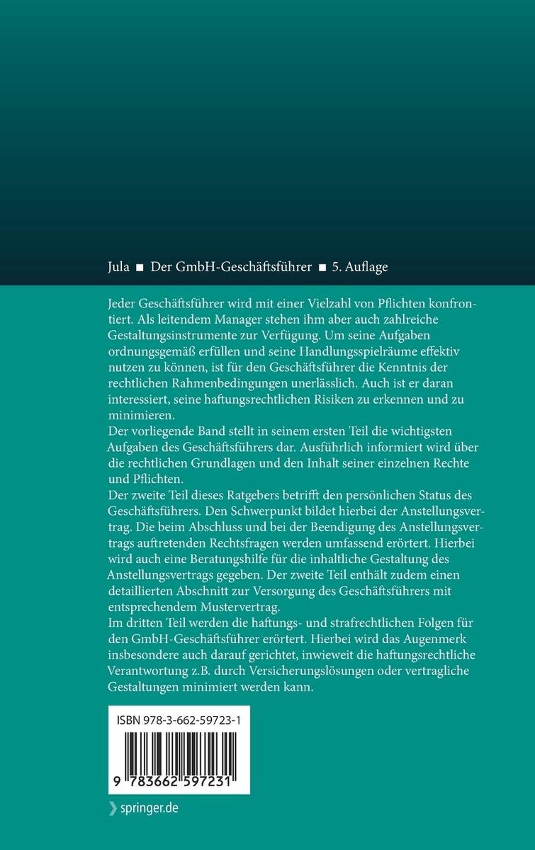 Weitere Ansicht: Der GmbH-Geschäftsführer | Rocco Jula
