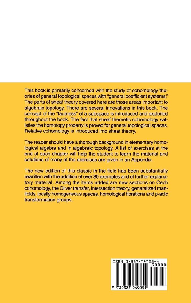 Weitere Ansicht: Sheaf Theory | Glen E. Bredon