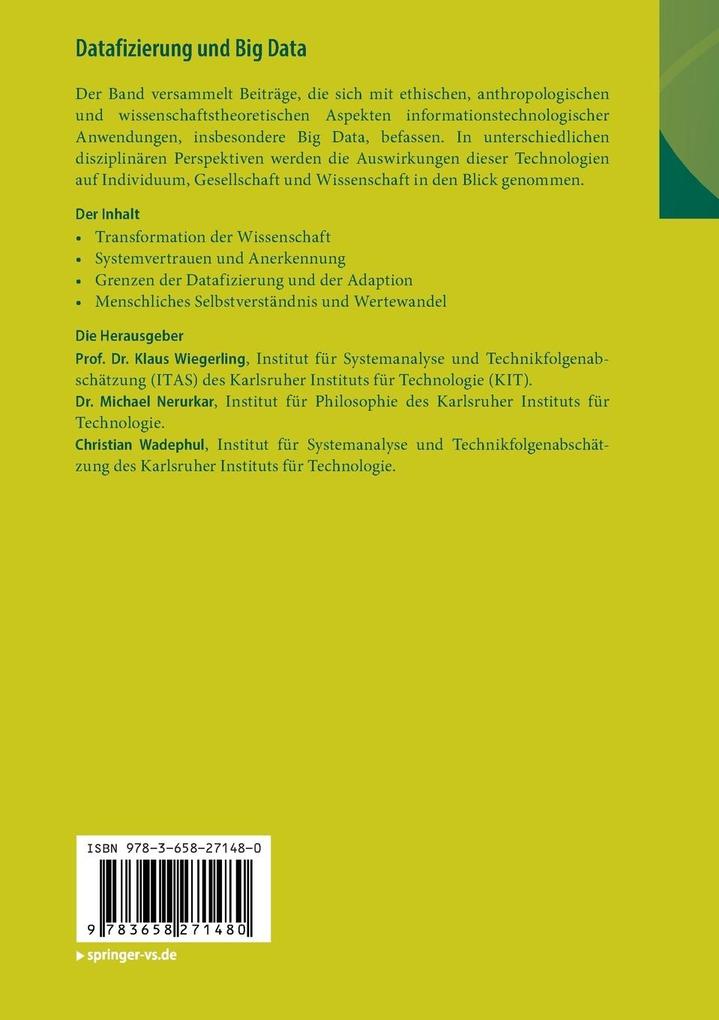 Weitere Ansicht: Datafizierung und Big Data