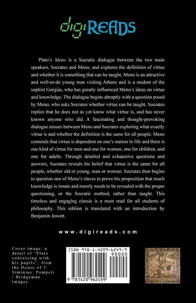 Weitere Ansicht: Meno | Plato