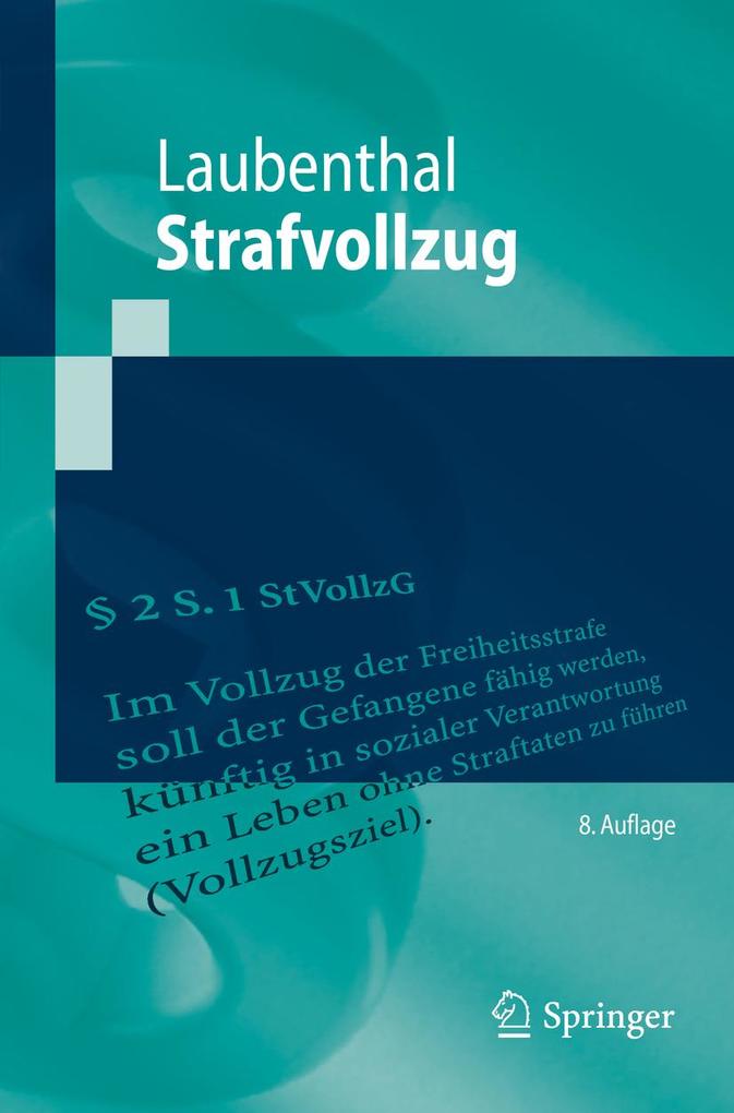 Produktbild: Strafvollzug | Klaus Laubenthal