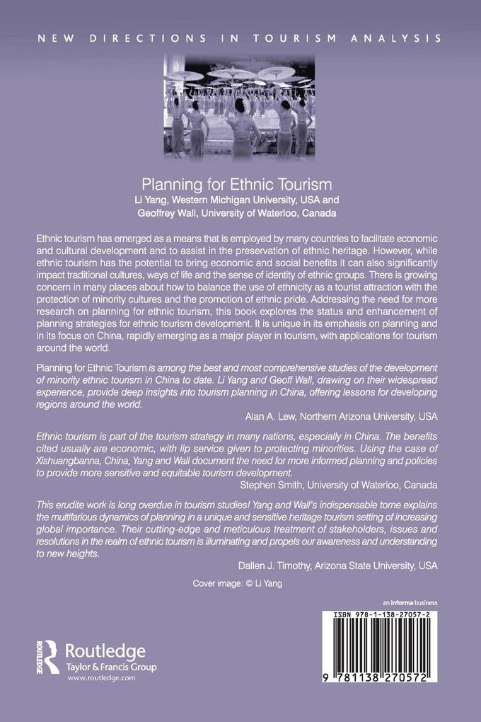 Weitere Ansicht: Planning for Ethnic Tourism | Li Yang, Geoffrey Wall