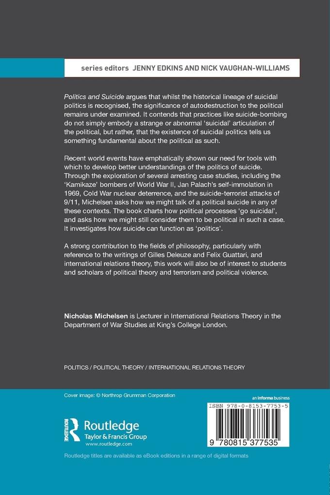 Weitere Ansicht: Politics and Suicide | Nicholas Michelsen