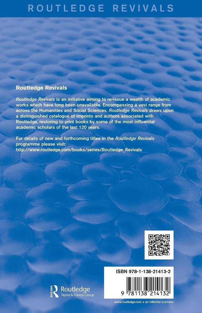 Weitere Ansicht: Routledge Revivals