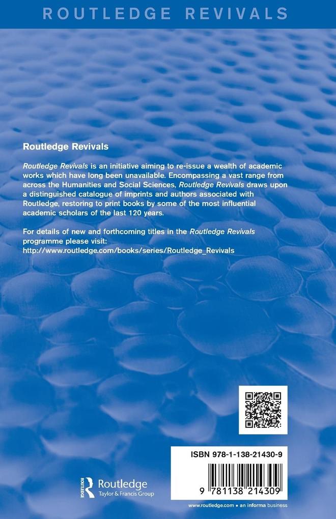 Weitere Ansicht: Routledge Revivals