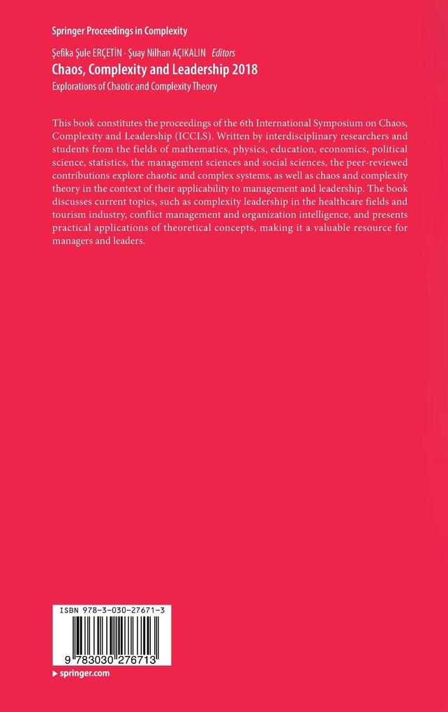 Weitere Ansicht: Chaos, Complexity and Leadership 2018