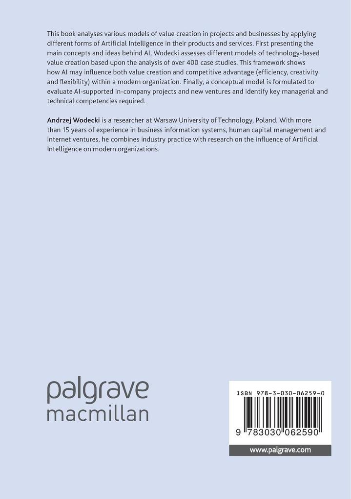 Weitere Ansicht: Artificial Intelligence in Value Creation | Andrzej Wodecki
