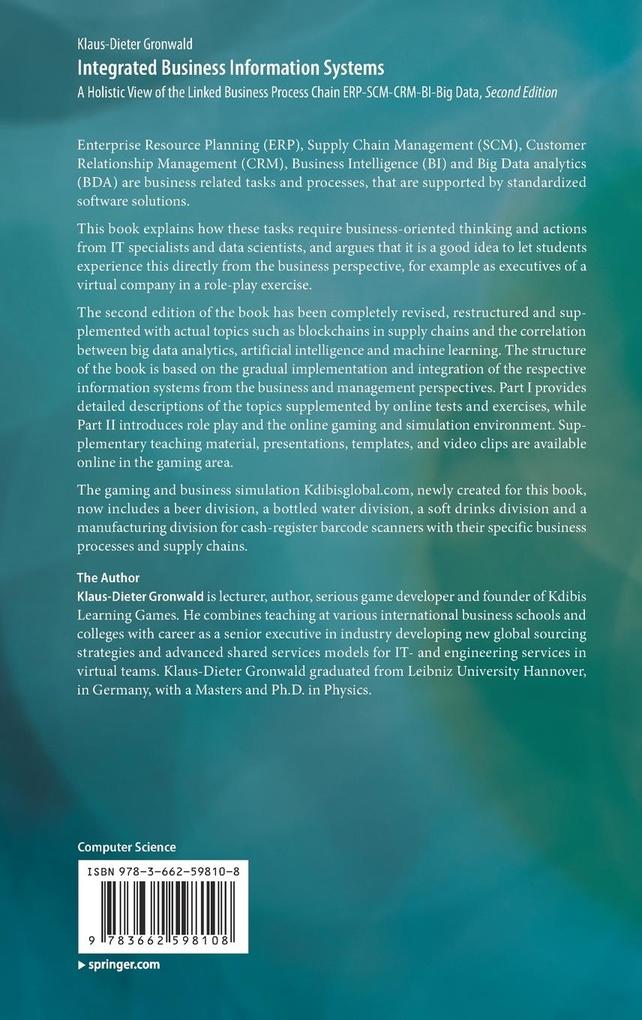 Weitere Ansicht: Integrated Business Information Systems | Klaus-Dieter Gronwald
