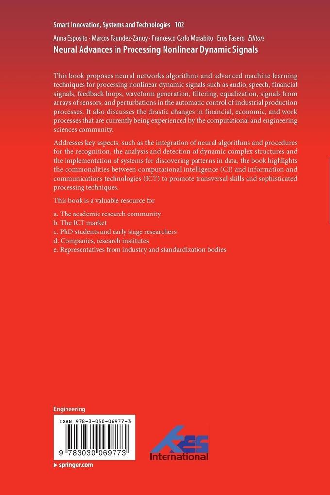 Weitere Ansicht: Neural Advances in Processing Nonlinear Dynamic Signals