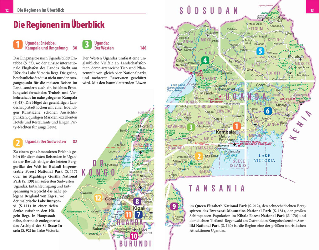 Weitere Ansicht: Reise Know-How Reiseführer Uganda, Ruanda, Ost-Kongo | Christoph Lübbert, Anna-Lena Stumpf, Tanja Bach