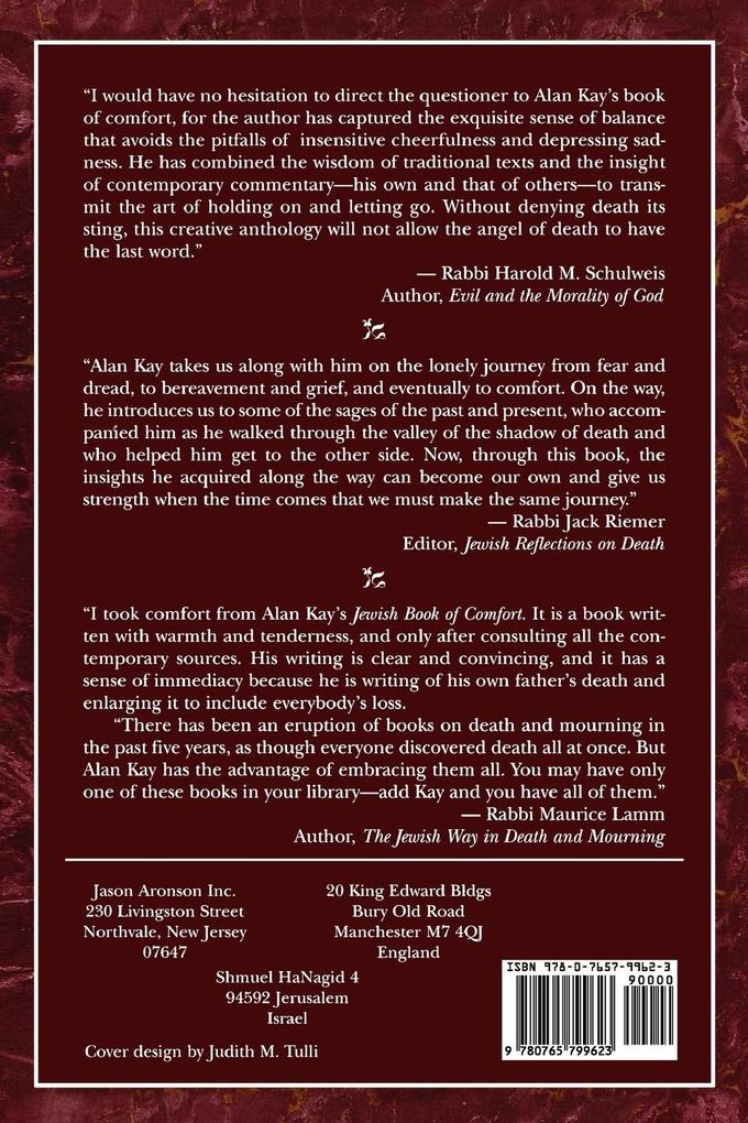 Weitere Ansicht: Jewish Book of Comfort | Alan A. Kay