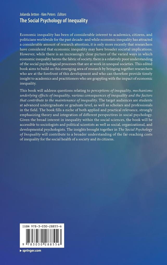 Weitere Ansicht: The Social Psychology of Inequality