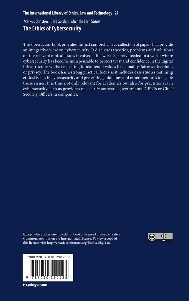 Weitere Ansicht: The Ethics of Cybersecurity