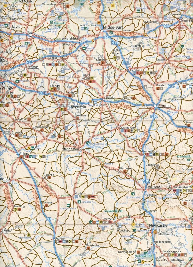 Weitere Ansicht: Südafrika/Lesotho/Swaziland 1 : 1 000 000