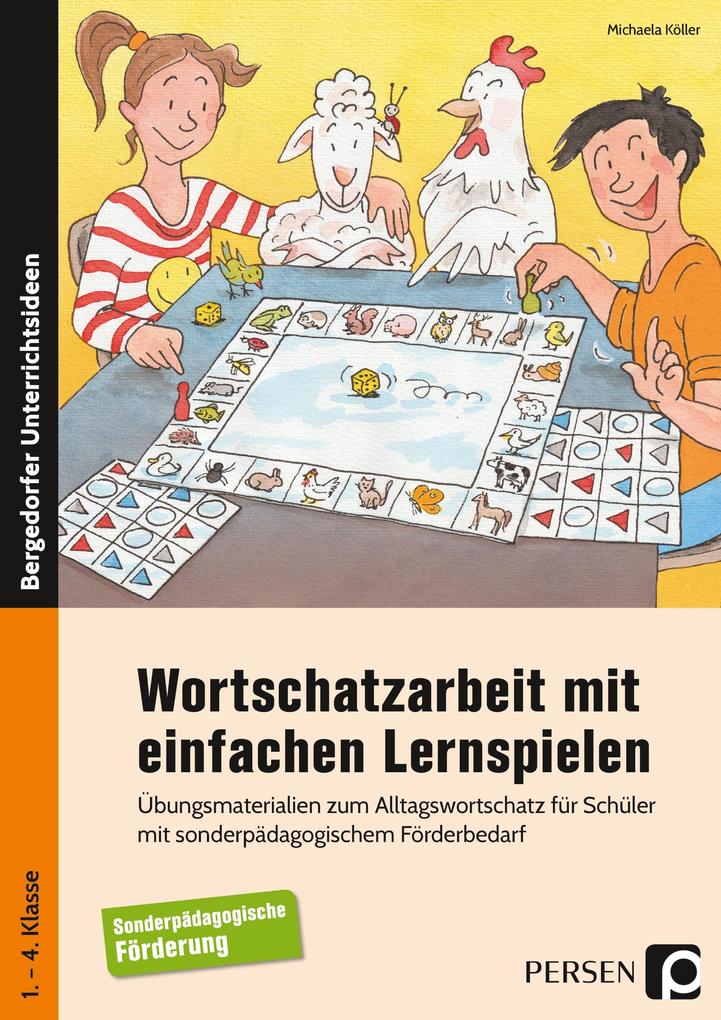 Produktbild: Wortschatzarbeit mit einfachen Lernspielen | Michaela Köller
