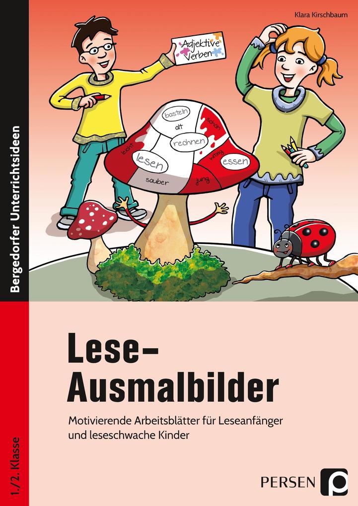 Produktbild: Lese-Ausmalbilder | Klara Kirschbaum
